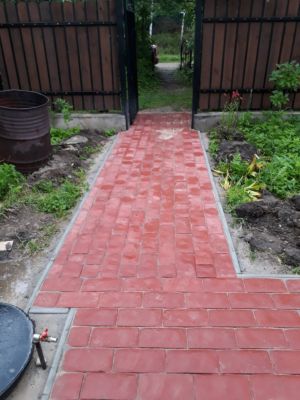 тротуарная плитка во дворе частного дома фотo и цена