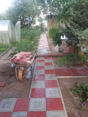 тротуарная плитка во дворе частного дома фотo и цена